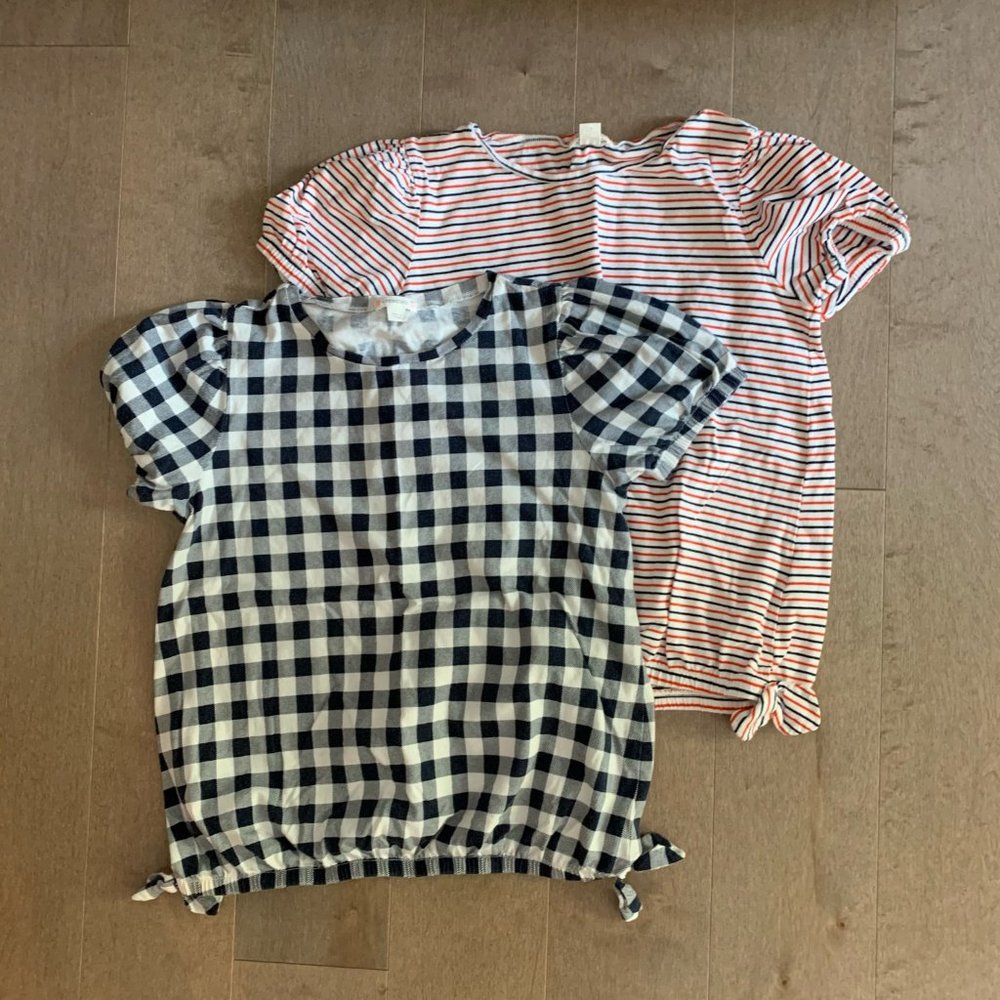 J Crew crewcuts Girls T-shirts (Set of 2)